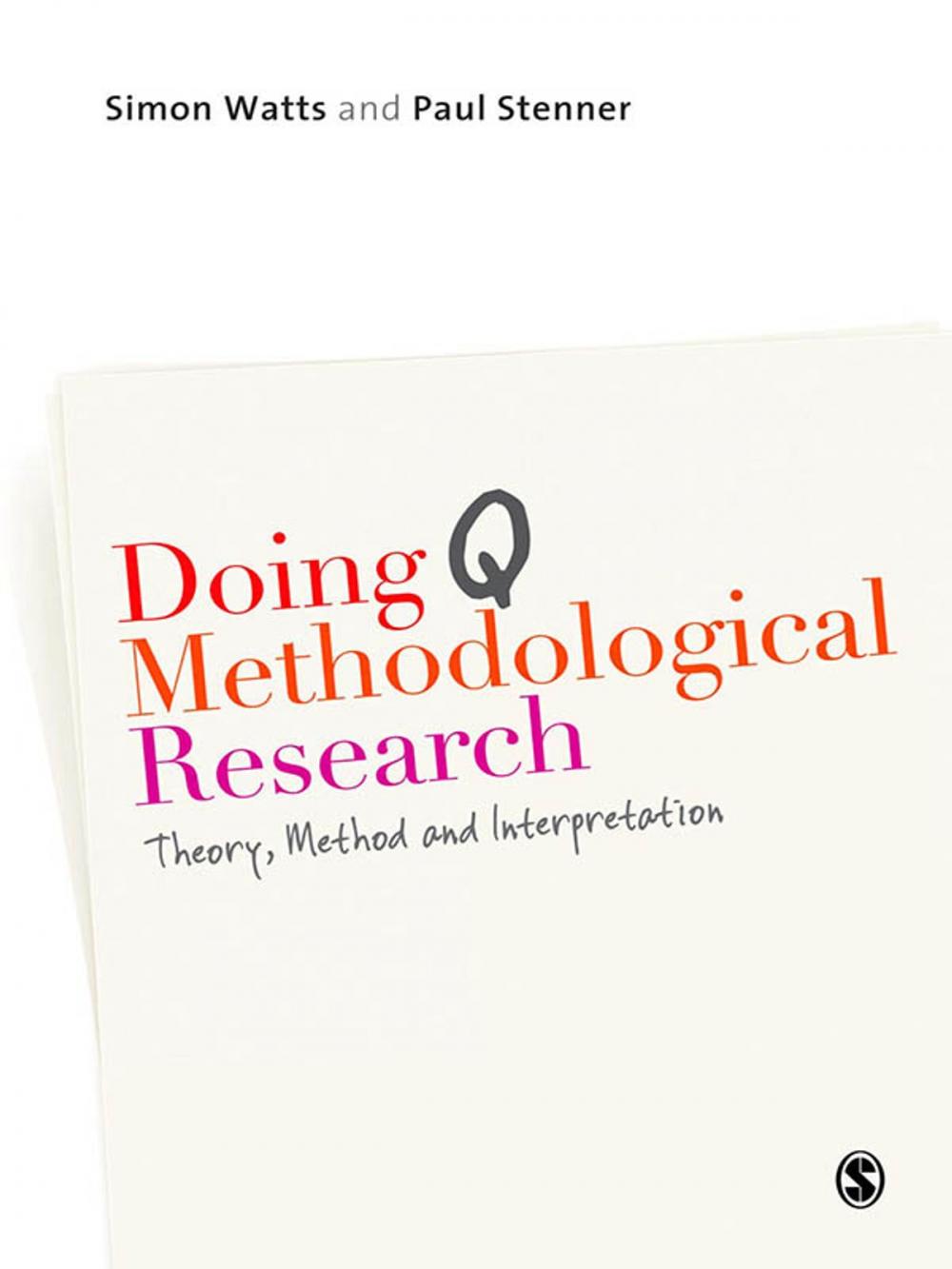 Big bigCover of Doing Q Methodological Research