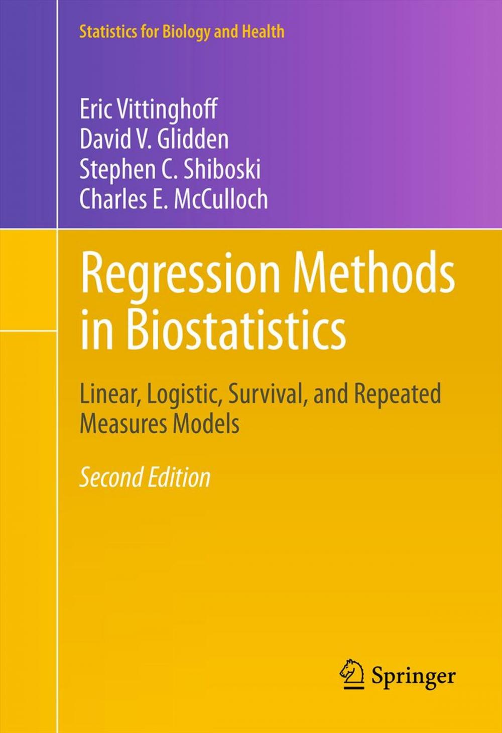 Big bigCover of Regression Methods in Biostatistics