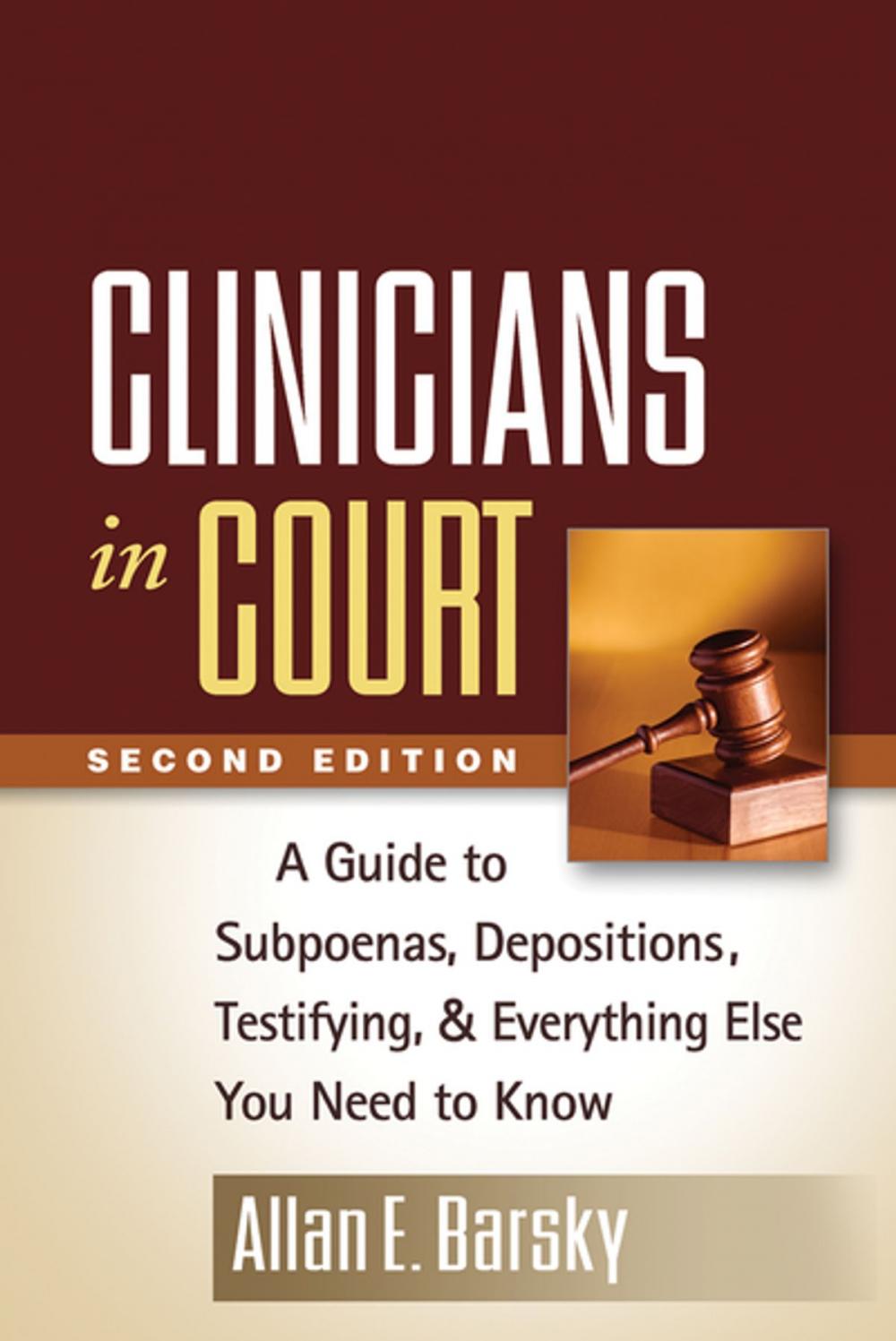 Big bigCover of Clinicians in Court, Second Edition