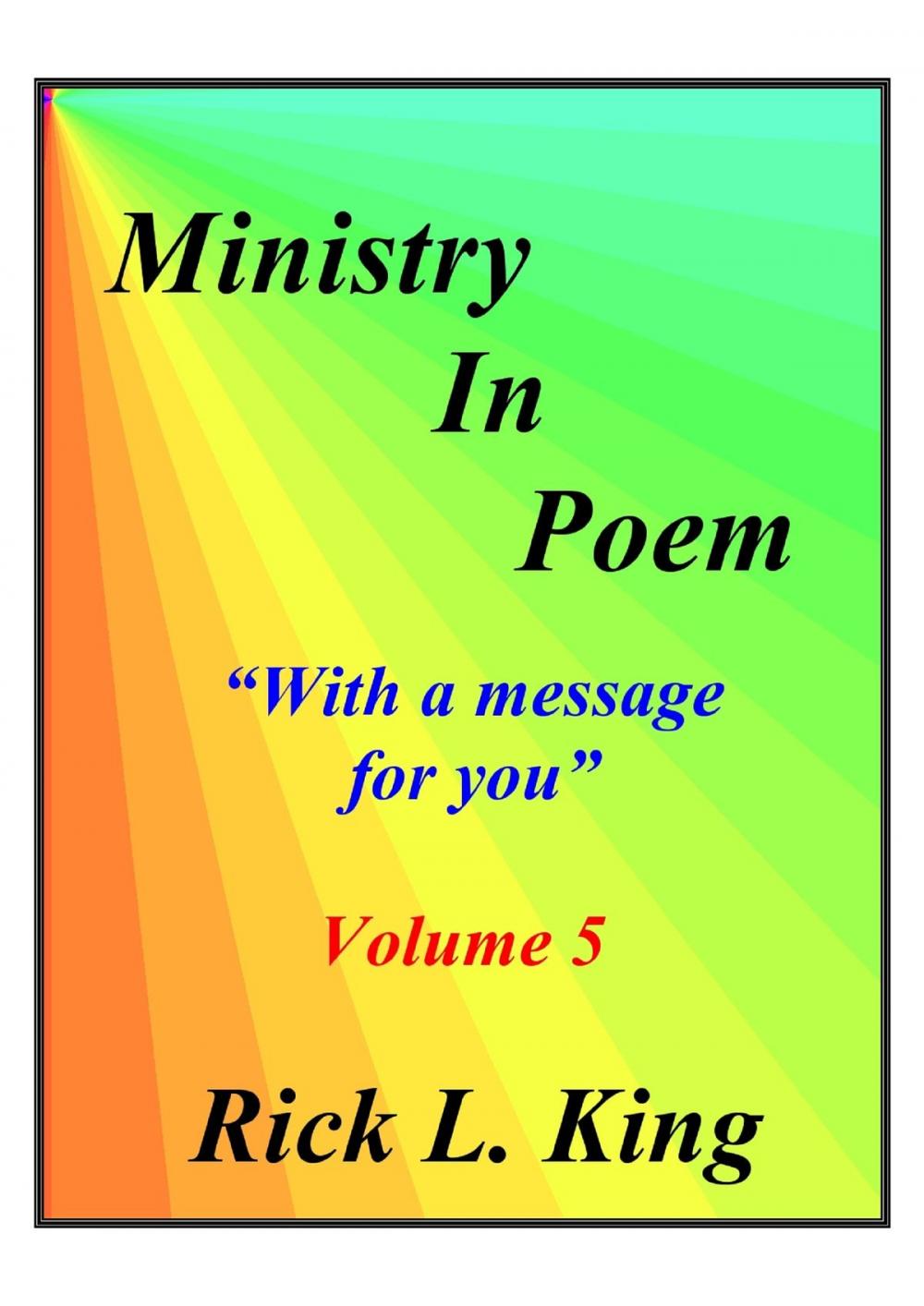 Big bigCover of Ministry in Poem Vol 5
