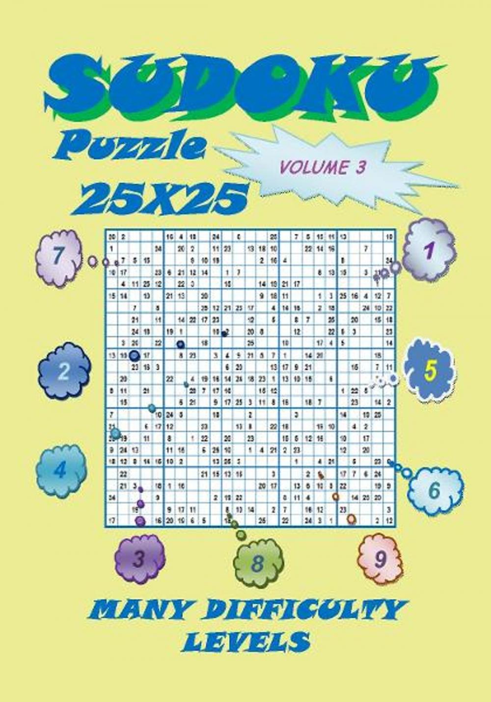 Big bigCover of Sudoku Puzzle 25X25, Volume 3