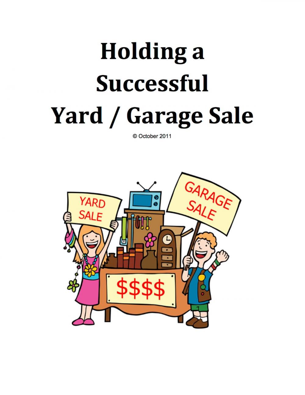 Big bigCover of How To Hold A Successful Yard/Garage Sale