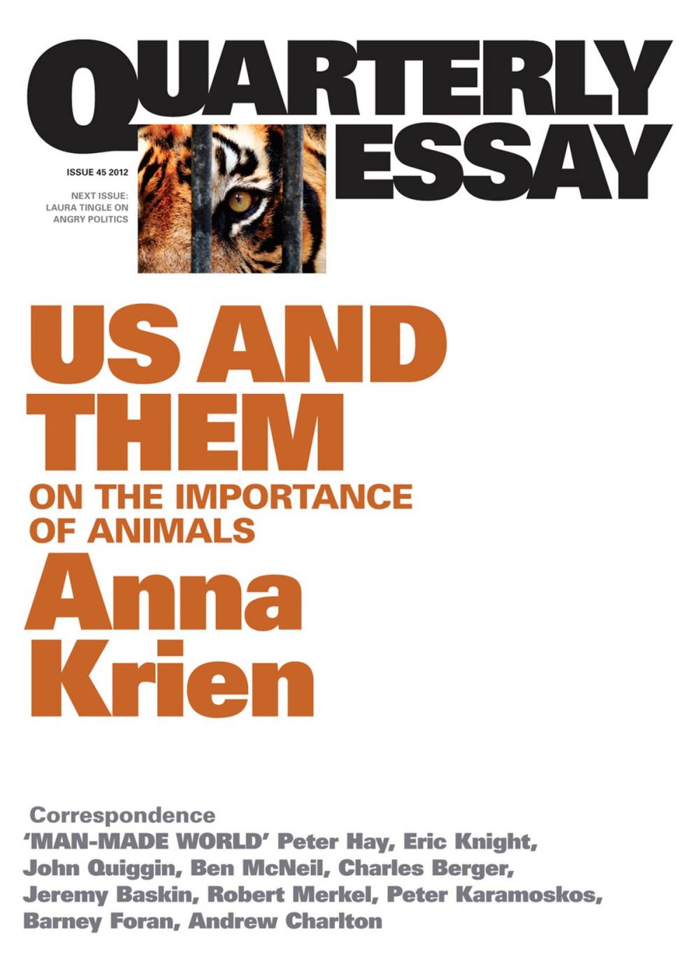 Big bigCover of Quarterly Essay 45 Us and Them