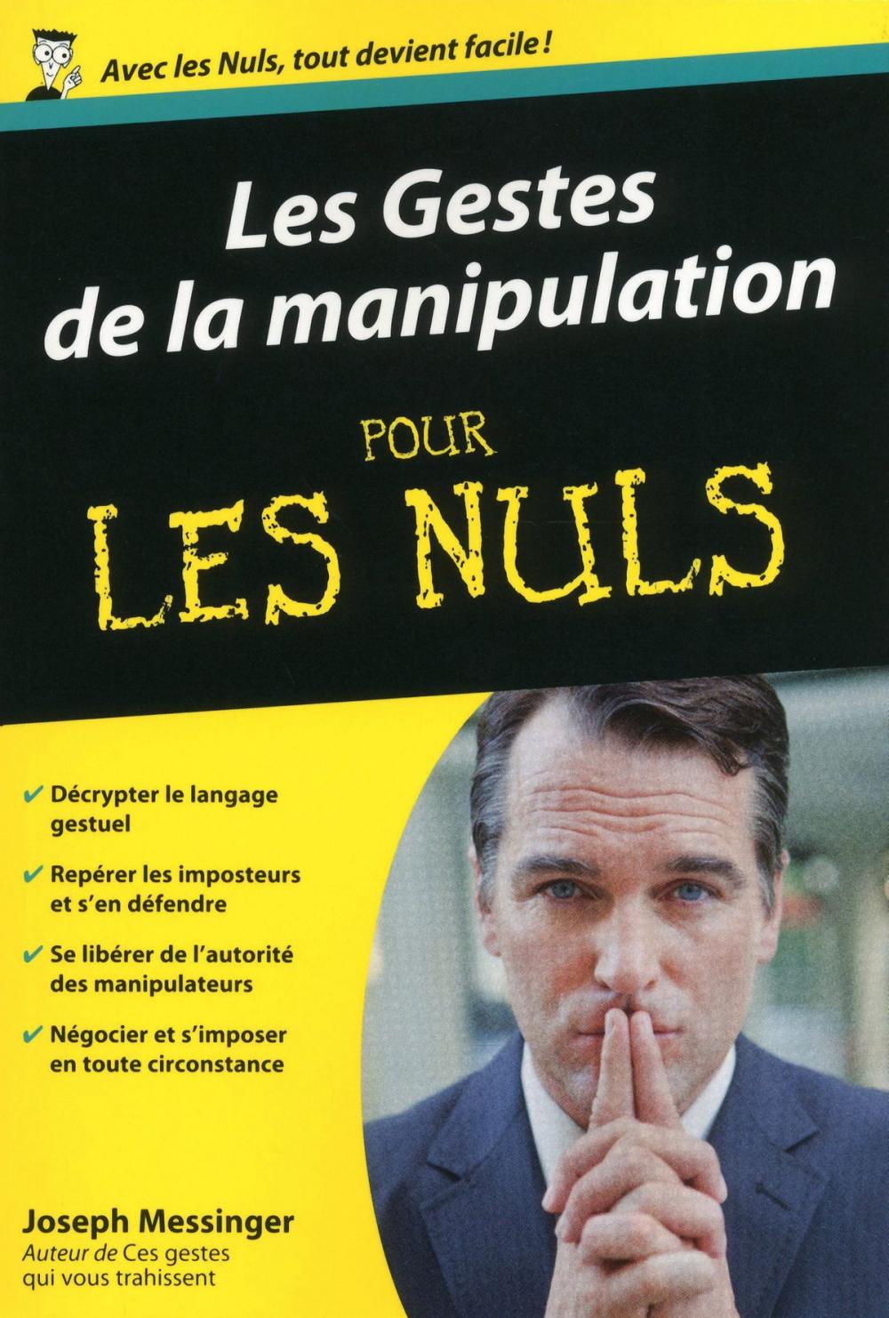 Big bigCover of Les Gestes de la manipulation Poche pour les Nuls