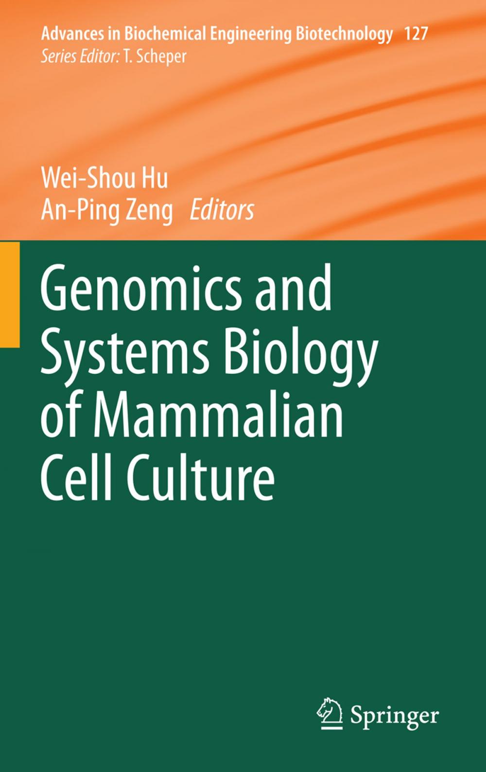 Big bigCover of Genomics and Systems Biology of Mammalian Cell Culture
