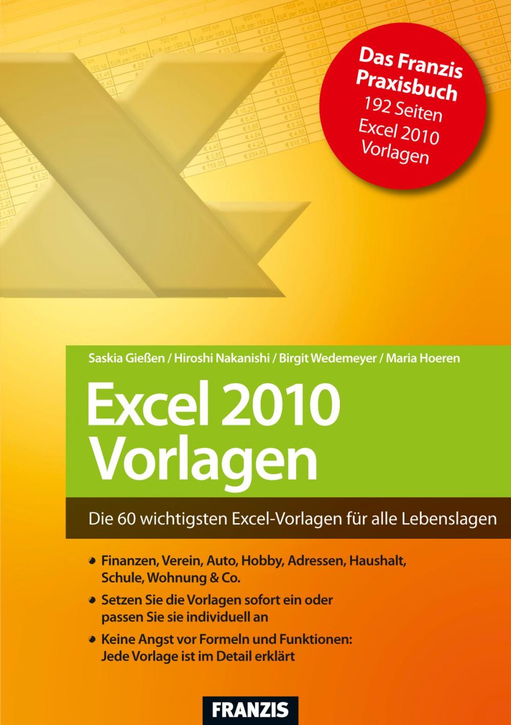 Big bigCover of Excel 2010 Vorlagen