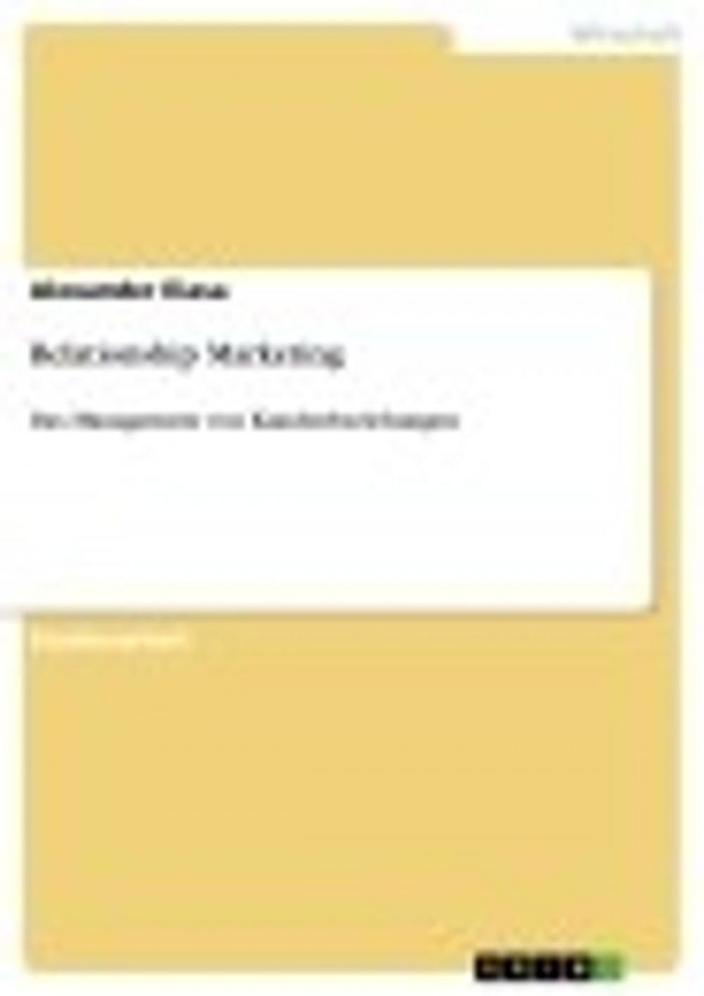 Big bigCover of Relationship Marketing