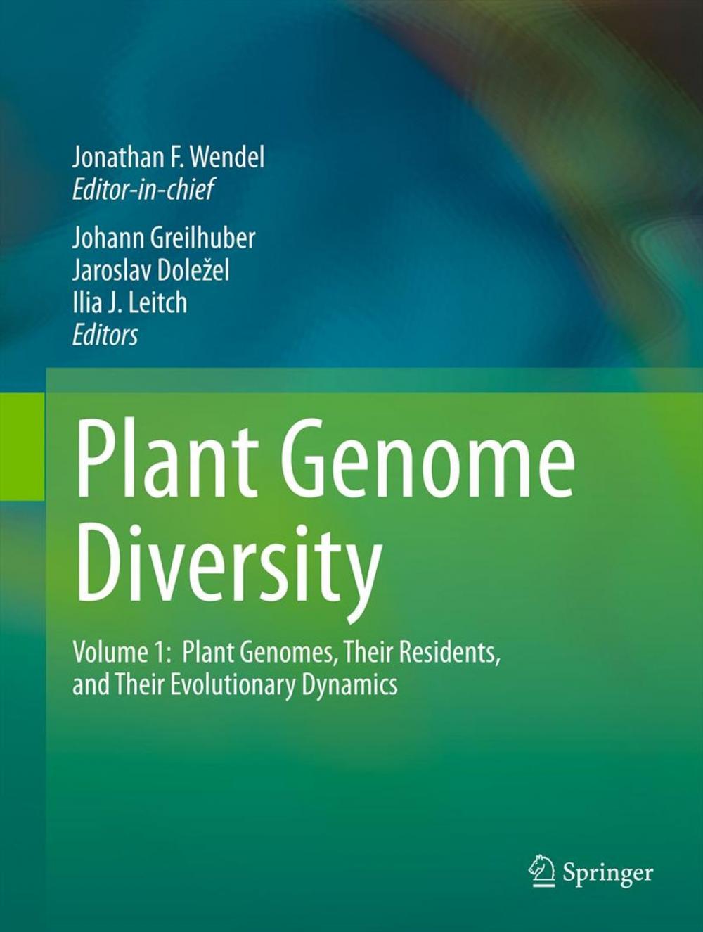 Big bigCover of Plant Genome Diversity Volume 1