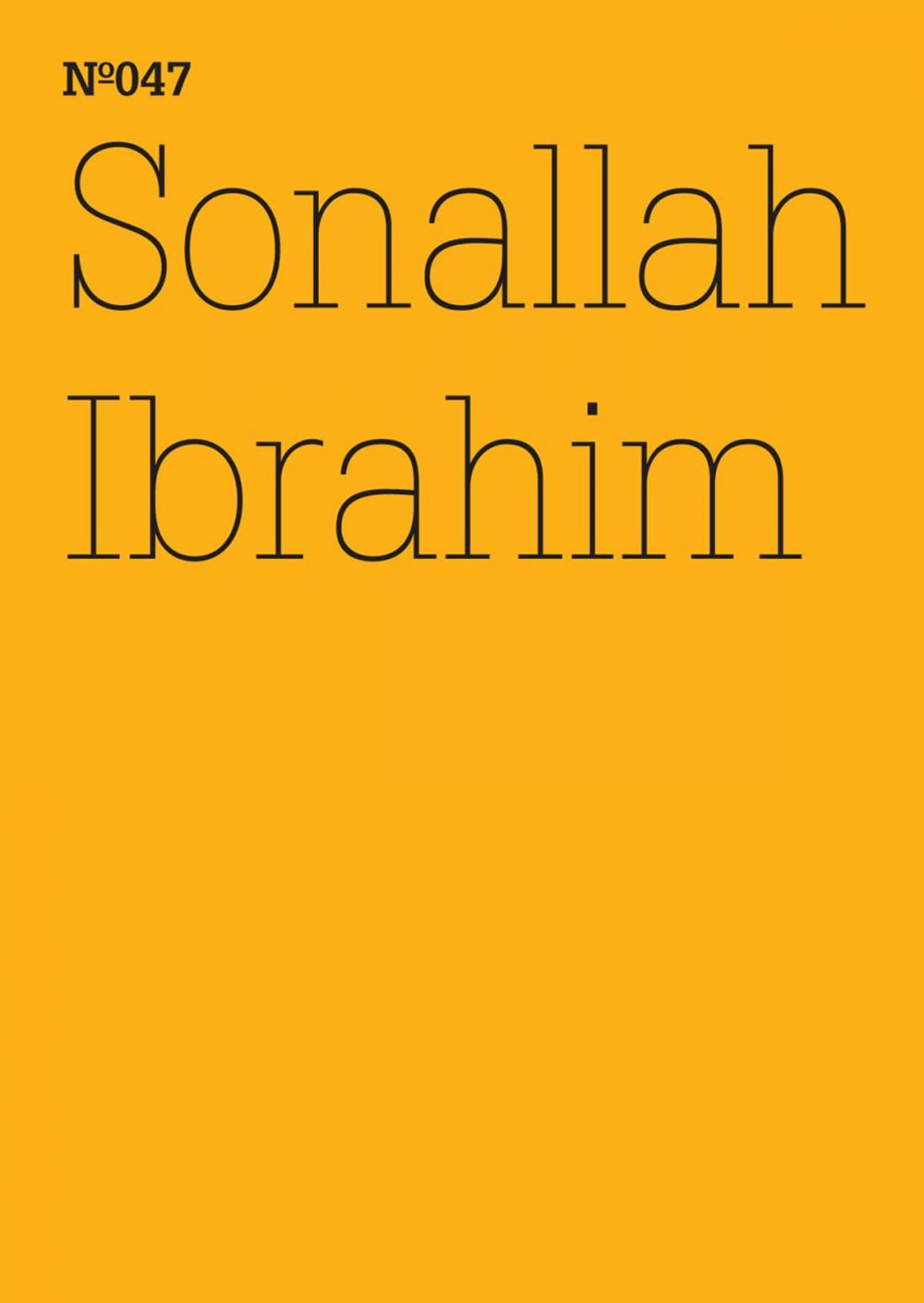 Big bigCover of Sonallah Ibrahim