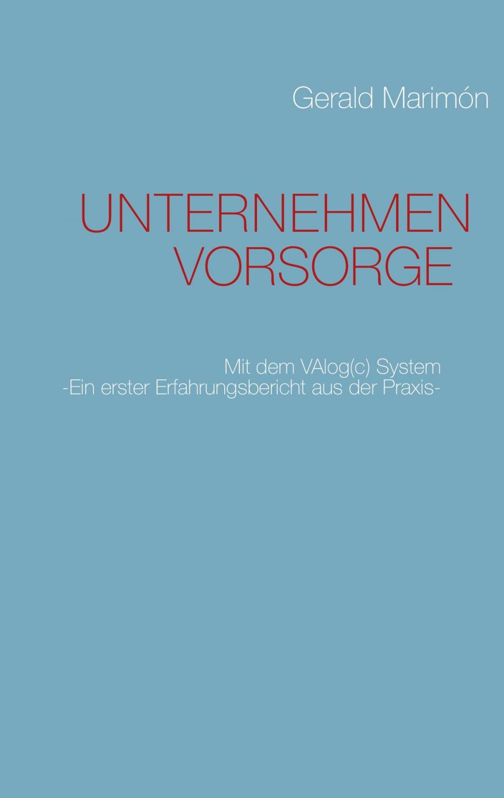 Big bigCover of UNTERNEHMEN VORSORGE