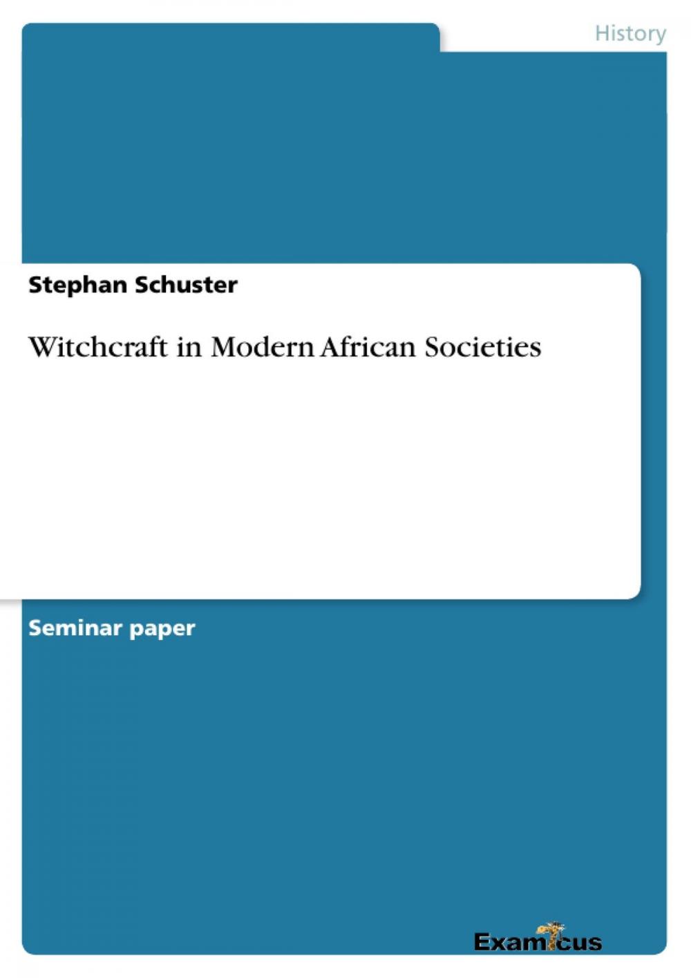 Big bigCover of Witchcraft in Modern African Societies