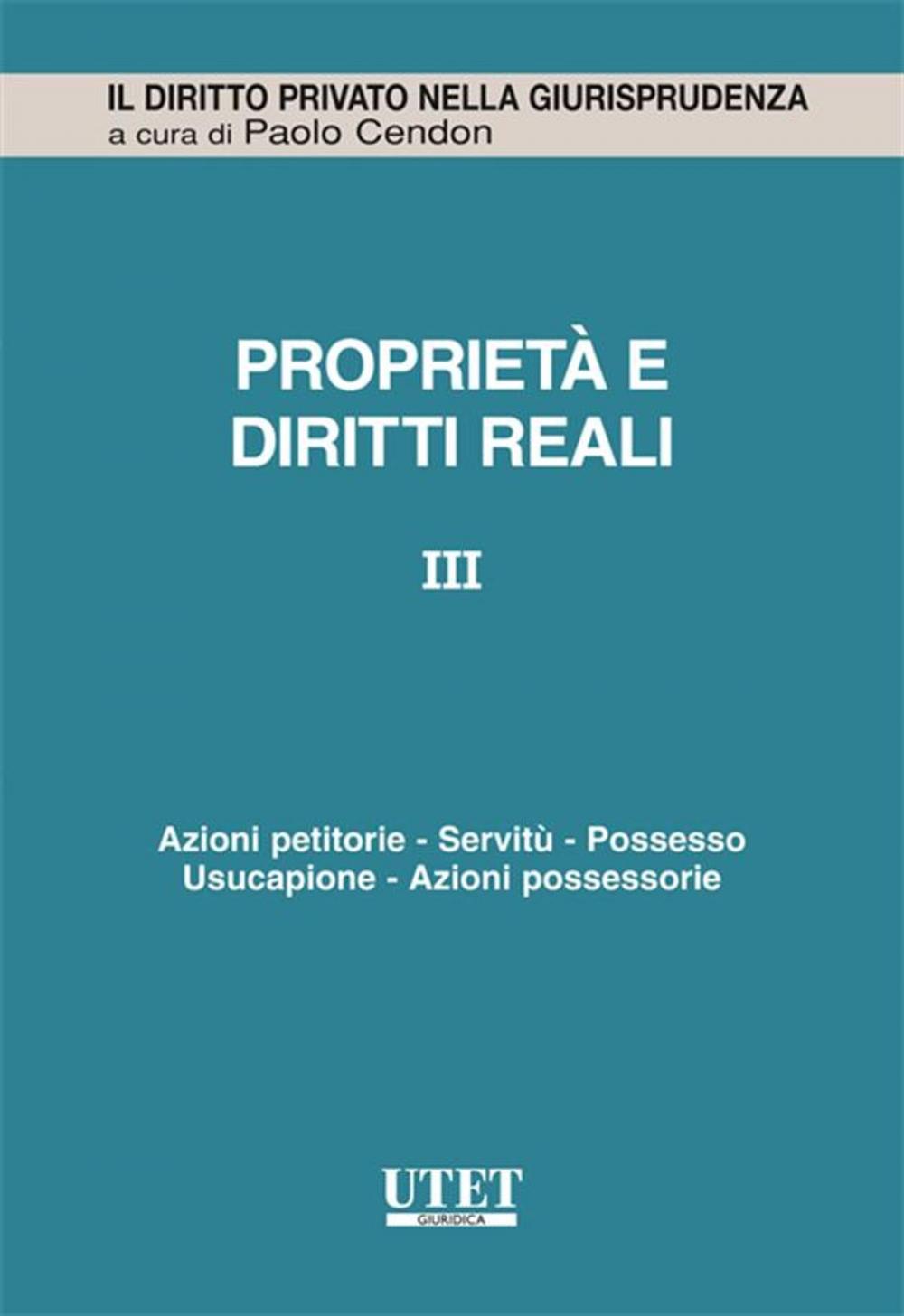 Big bigCover of Propietà e diritti reali - vol. 3