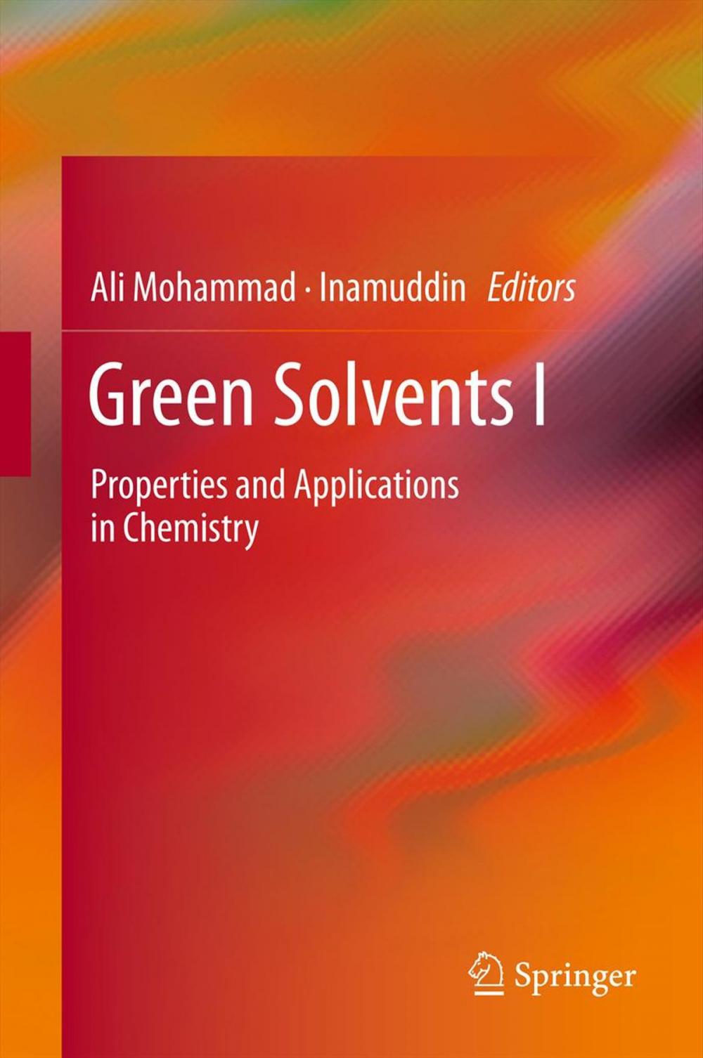 Big bigCover of Green Solvents I