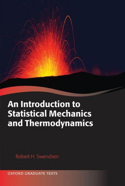 Cover of the book An Introduction to Statistical Mechanics and Thermodynamics by Robert H. Swendsen, OUP Oxford