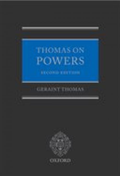 Cover of the book Thomas on Powers by Geraint Thomas, OUP Oxford