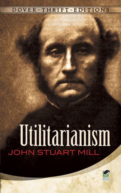 Cover of the book Utilitarianism by John Stuart Mill, Dover Publications