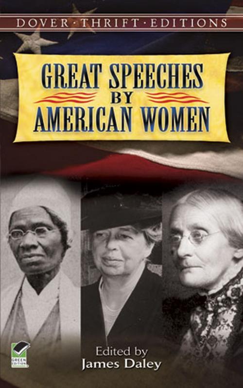 Cover of the book Great Speeches by American Women by James Daley, Dover Publications