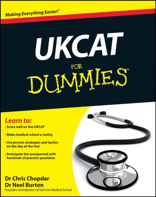 Cover of the book UKCAT For Dummies by Chris Chopdar, Neel Burton, Wiley