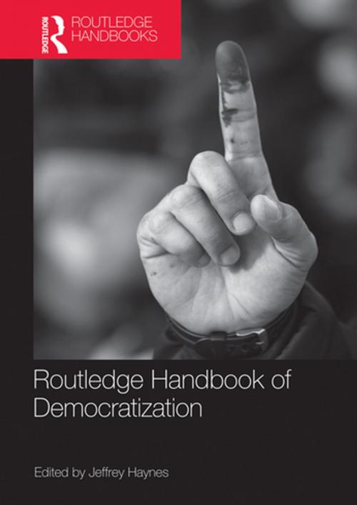 Cover of the book Routledge Handbook of Democratization by , Taylor and Francis