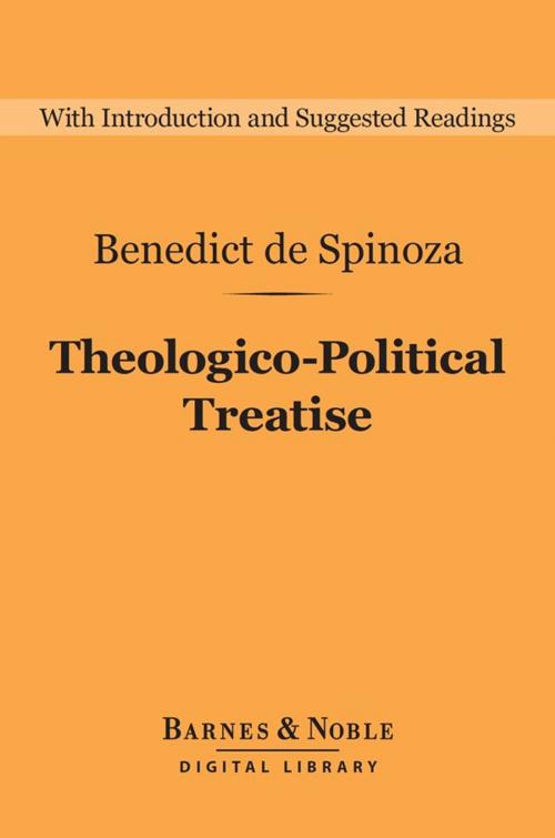 Cover of the book Theologico-Political Treatise (Barnes & Noble Digital Library) by Benedict de Spinoza, Barnes & Noble