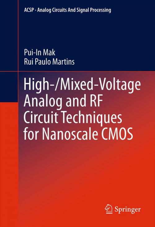 Cover of the book High-/Mixed-Voltage Analog and RF Circuit Techniques for Nanoscale CMOS by Pui-In Mak, Rui Paulo Martins, Springer New York