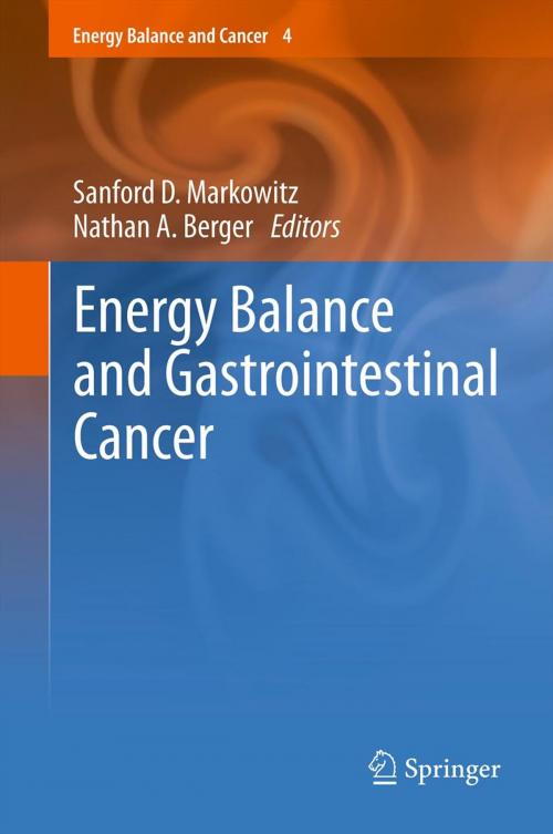 Cover of the book Energy Balance and Gastrointestinal Cancer by , Springer New York