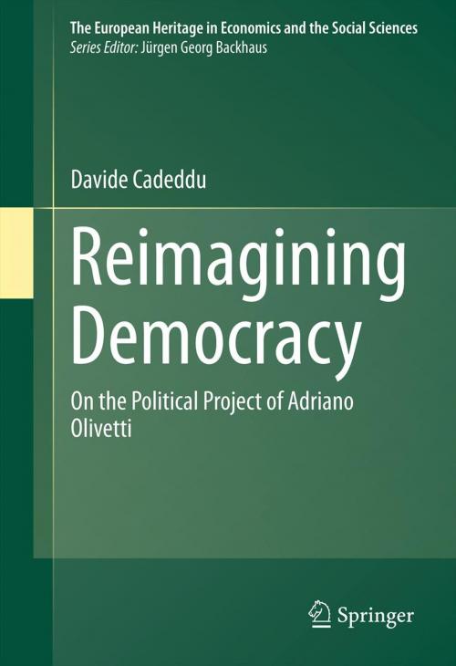 Cover of the book Reimagining Democracy by Davide Cadeddu, Springer New York