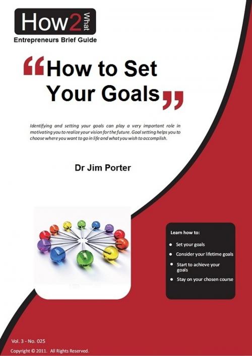 Cover of the book How to Set Your Goals by Dr Jim Porter, Dr Jim Porter