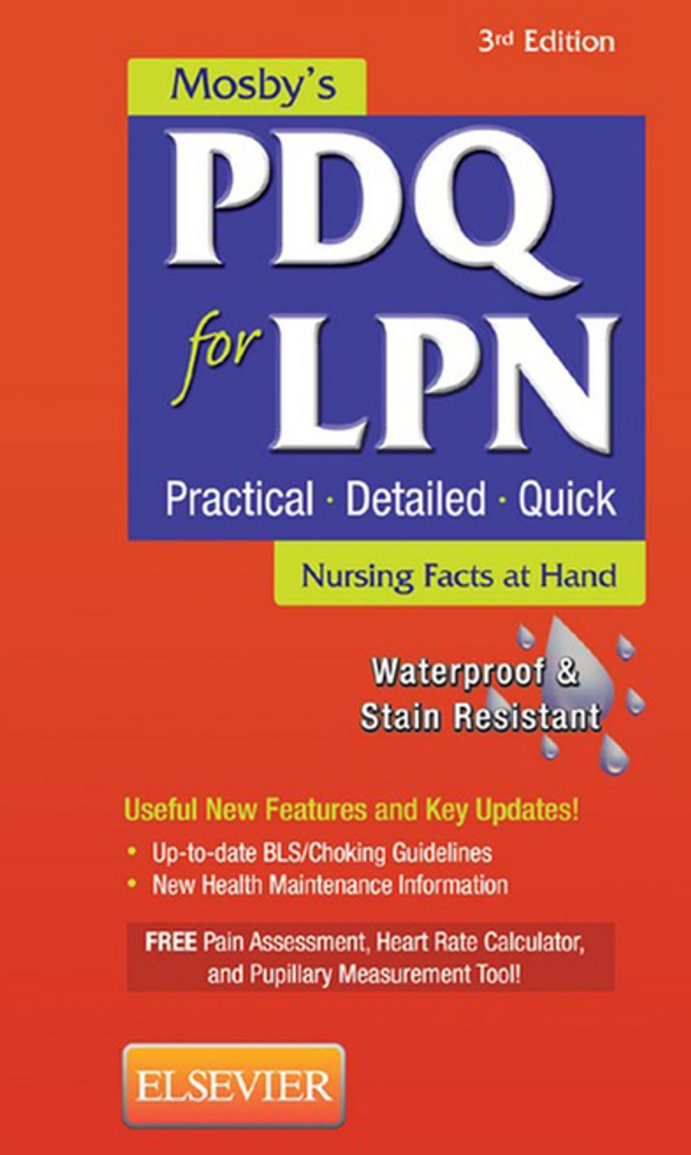 Big bigCover of Mosby's PDQ for LPN