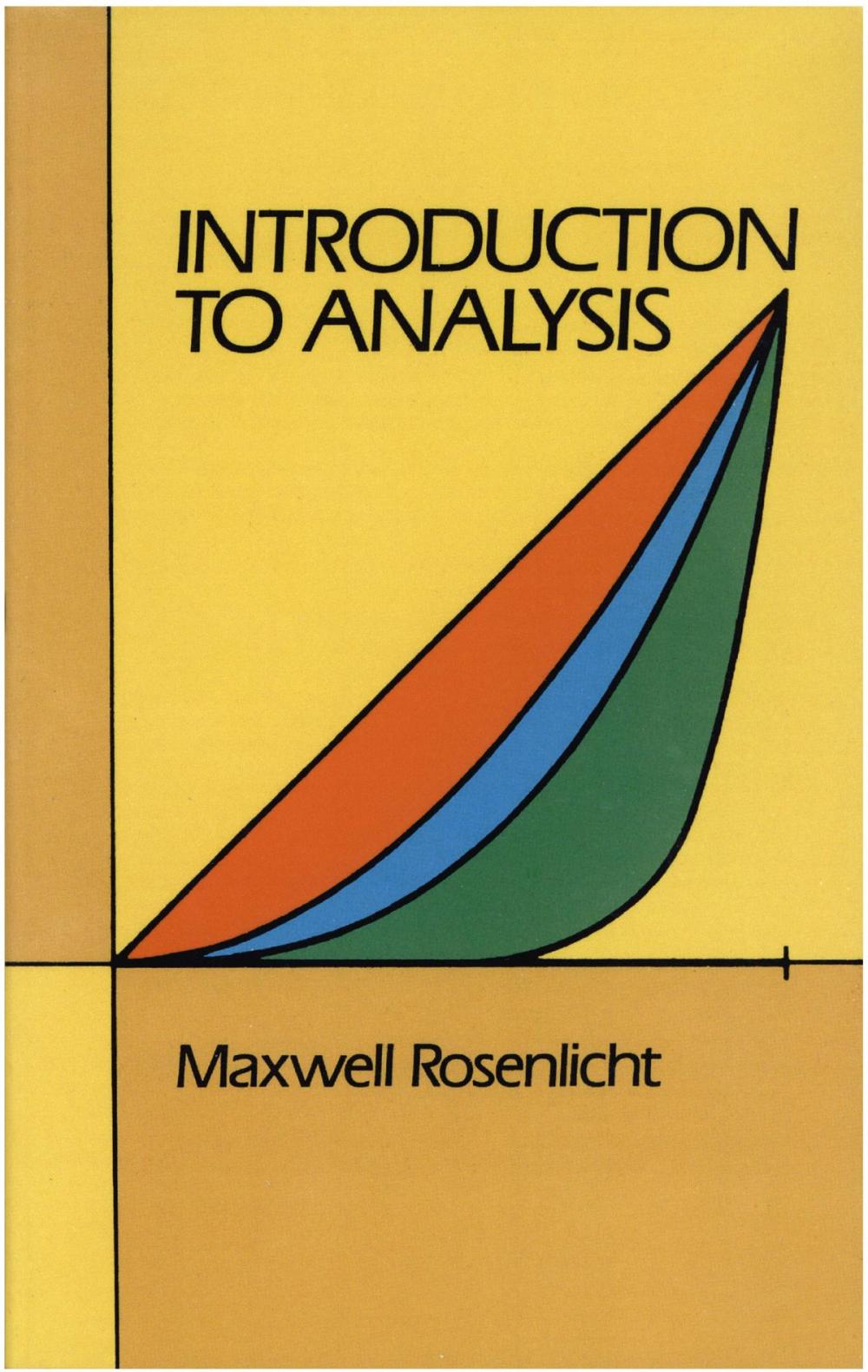 Big bigCover of Introduction to Analysis