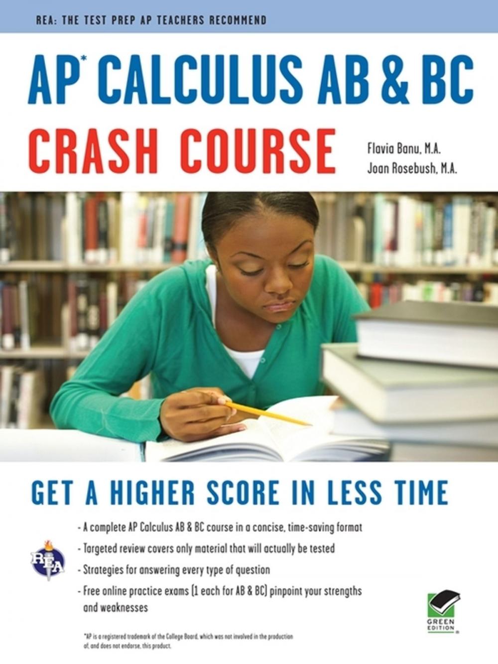 Big bigCover of AP Calculus AB & BC Crash Course