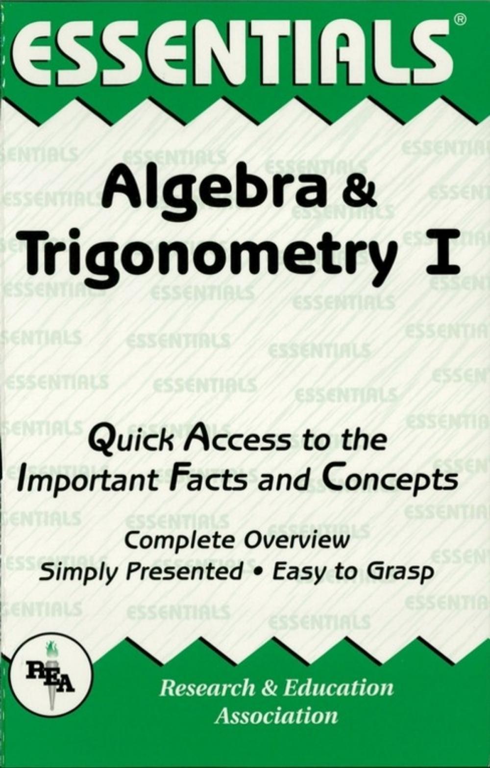 Big bigCover of Algebra & Trigonometry I Essentials