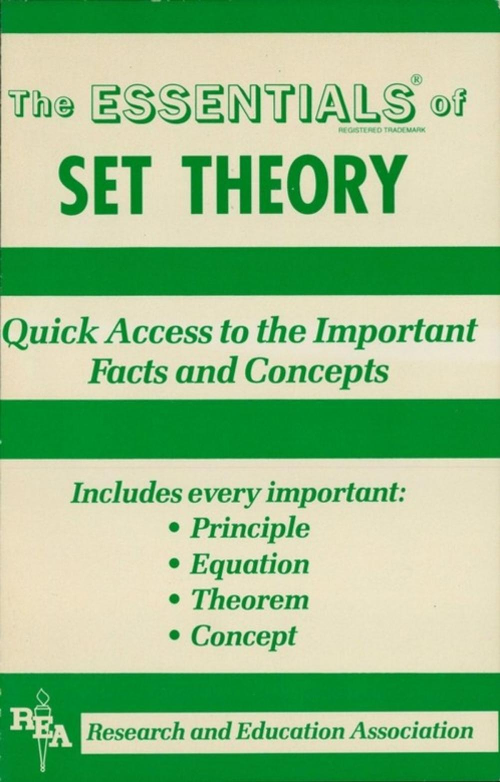 Big bigCover of Set Theory Essentials