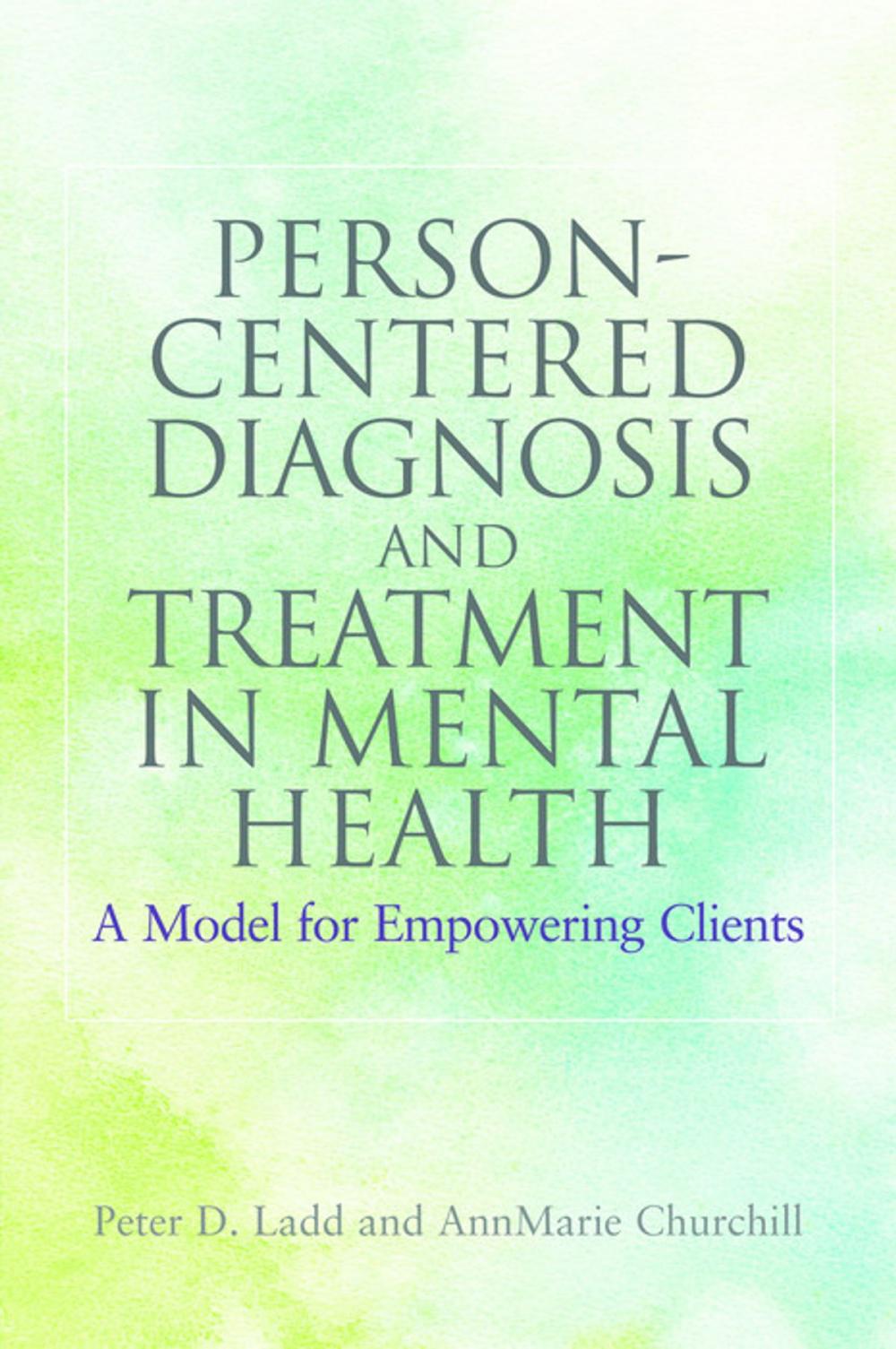 Big bigCover of Person-Centered Diagnosis and Treatment in Mental Health