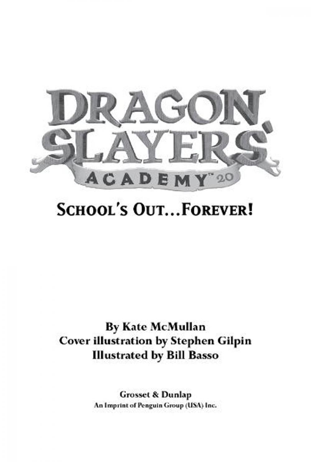 Big bigCover of DSA 20 School's Out...Forever!