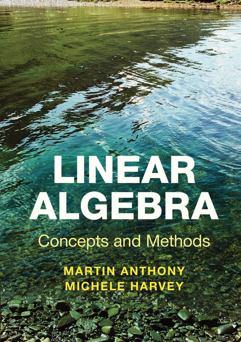 Big bigCover of Linear Algebra: Concepts and Methods