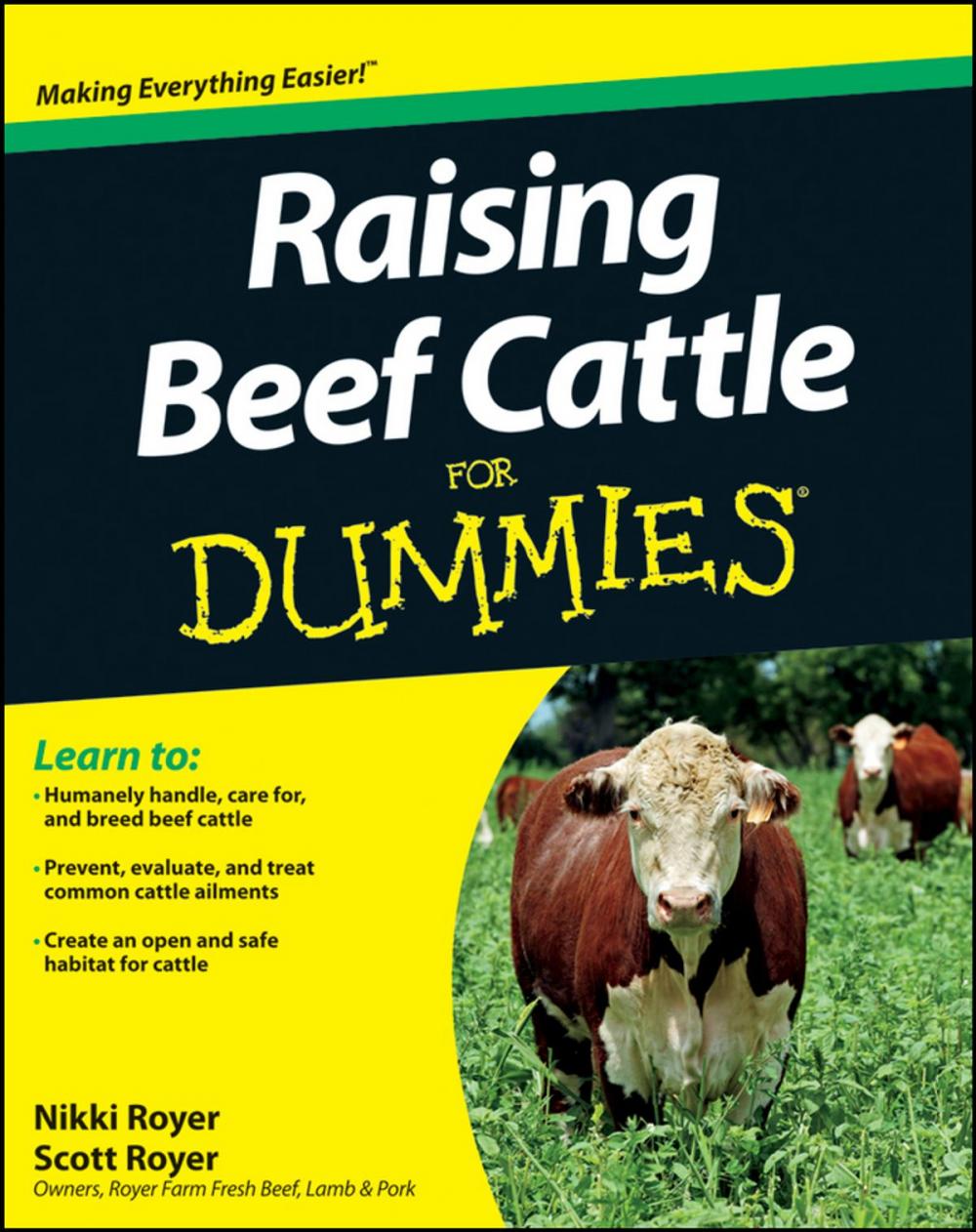 Big bigCover of Raising Beef Cattle For Dummies