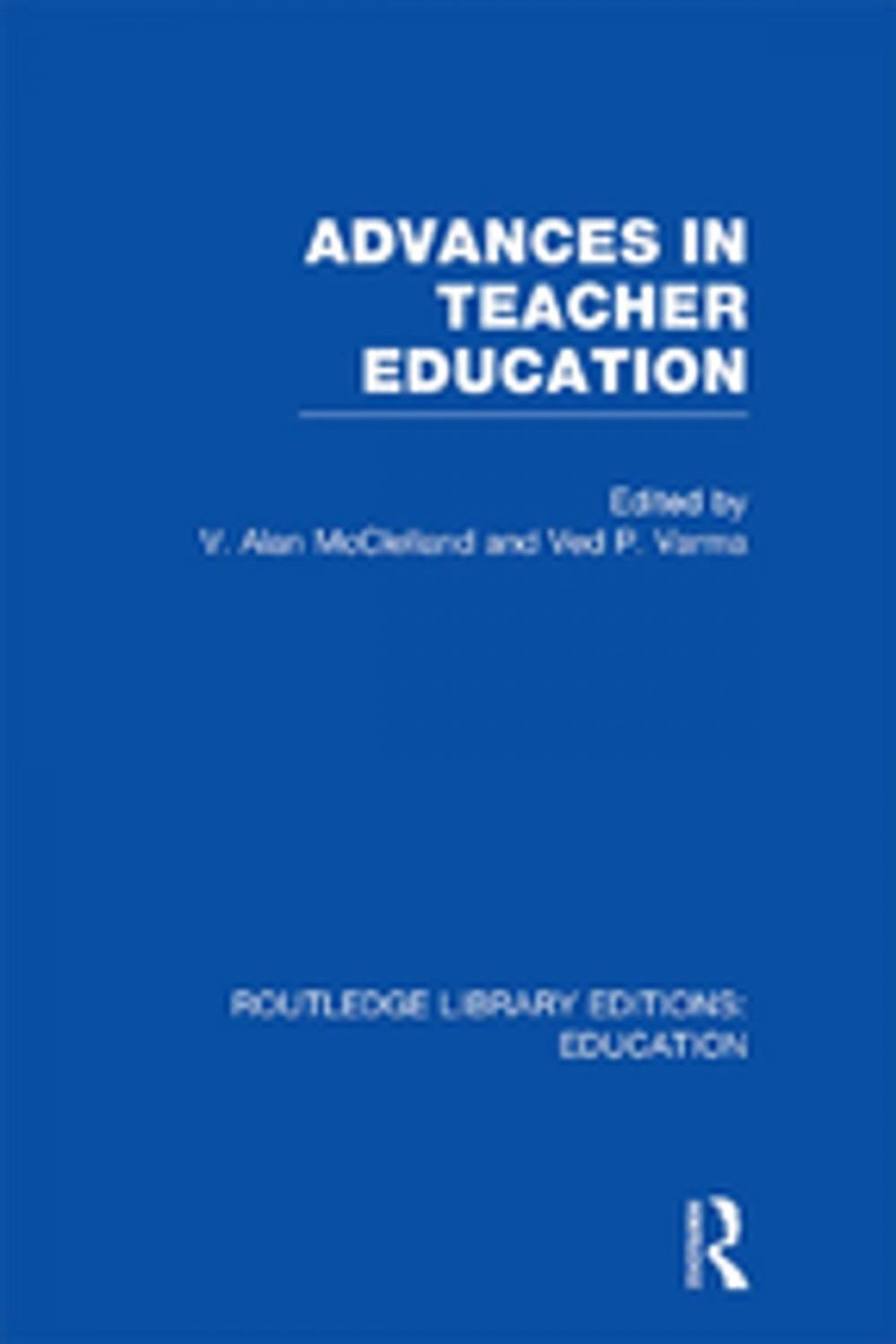 Big bigCover of Advances in Teacher Education (RLE Edu N)