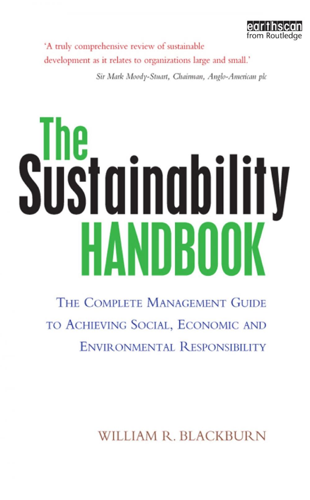 Big bigCover of The Sustainability Handbook