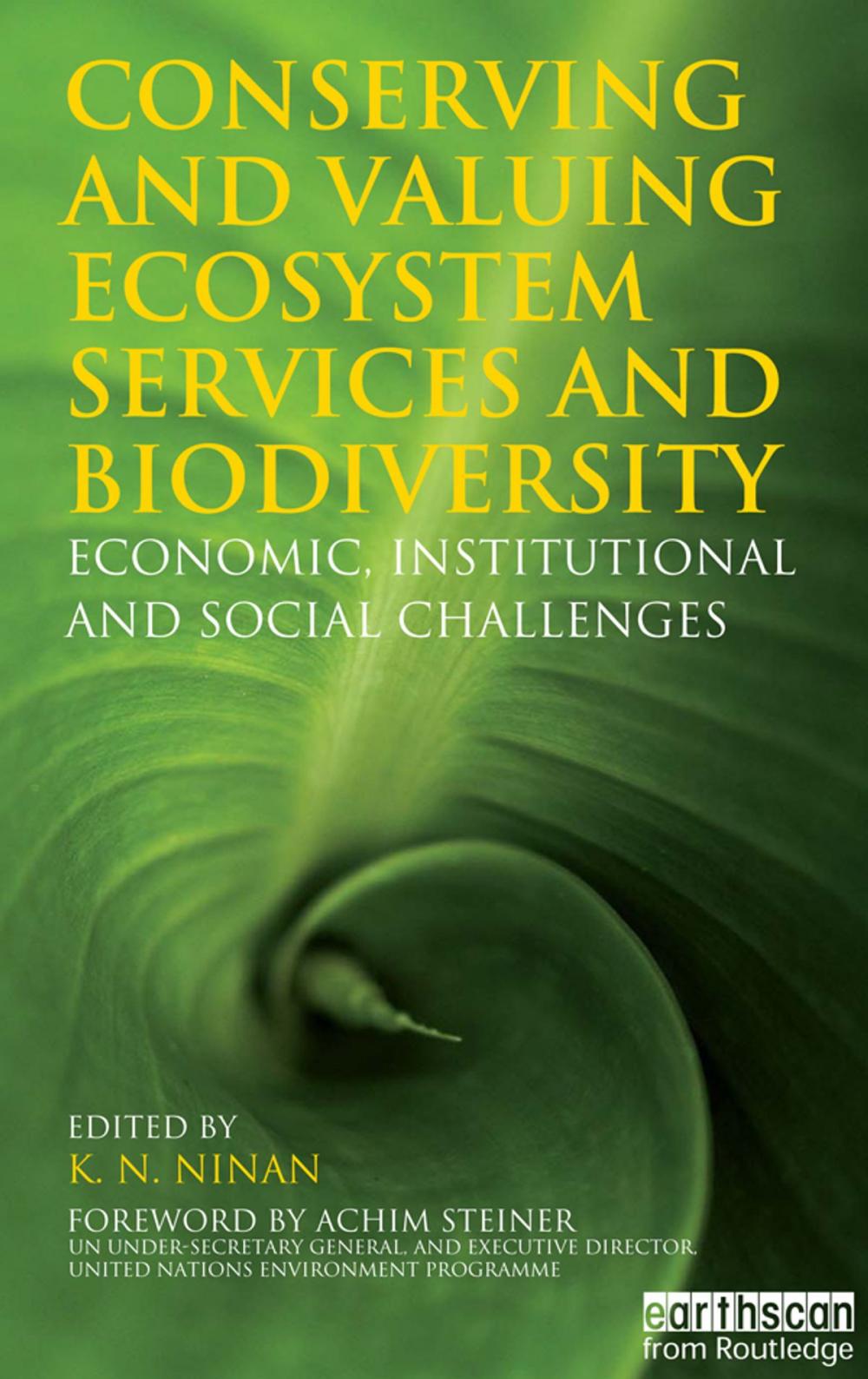 Big bigCover of Conserving and Valuing Ecosystem Services and Biodiversity