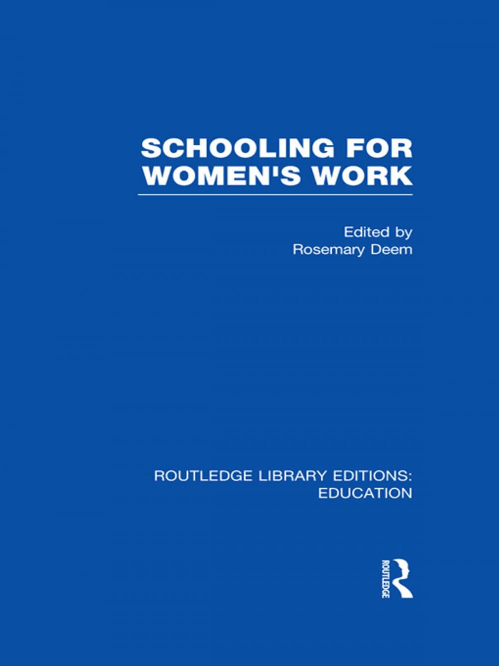 Big bigCover of Schooling for Women's Work