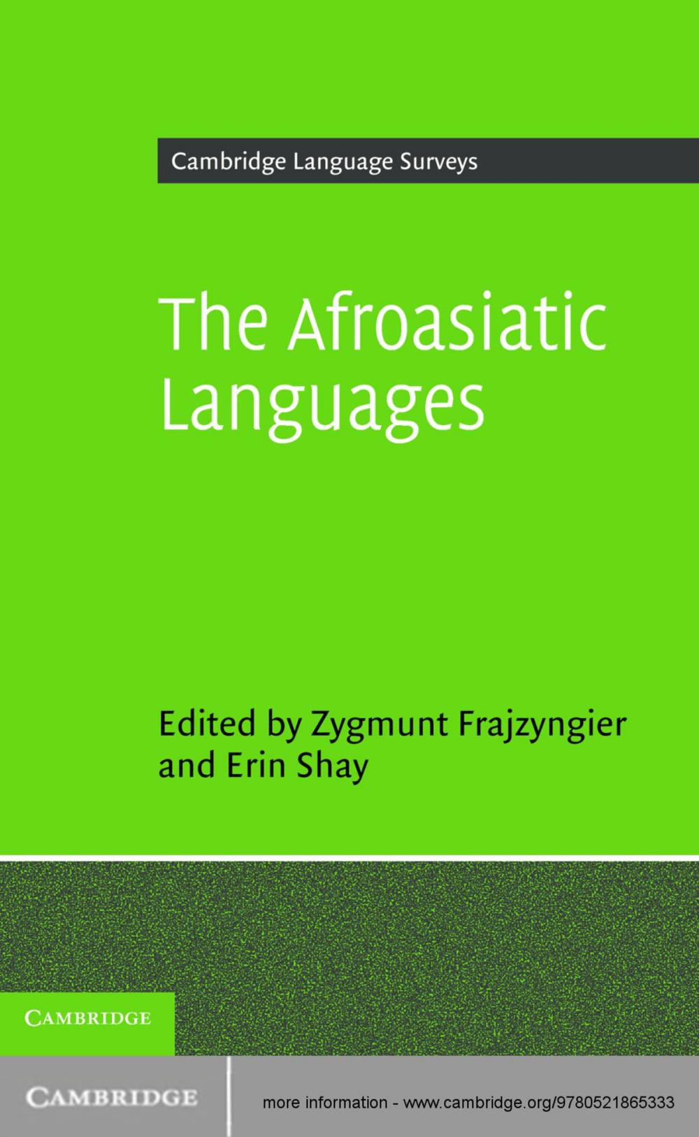 Big bigCover of The Afroasiatic Languages