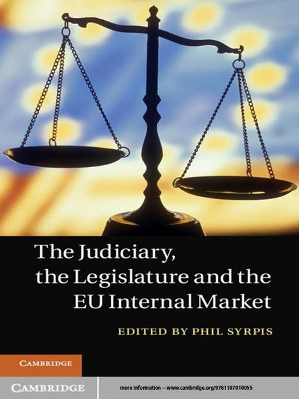 Big bigCover of The Judiciary, the Legislature and the EU Internal Market