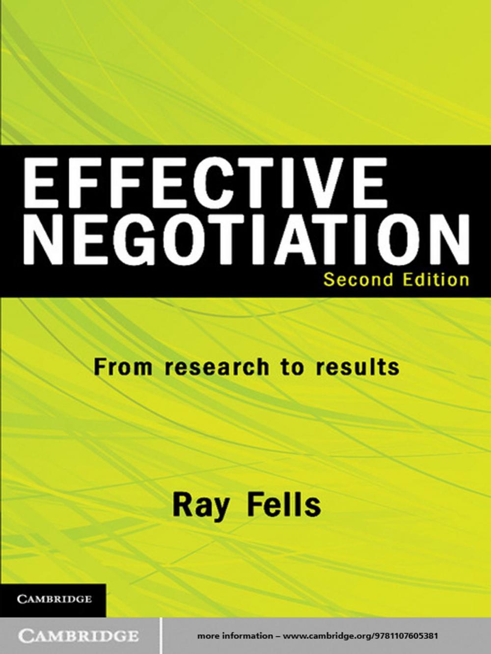 Big bigCover of Effective Negotiation