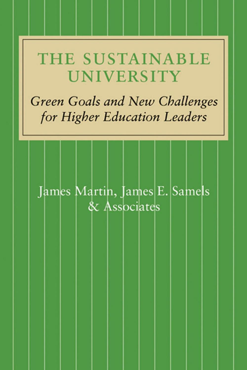 Big bigCover of The Sustainable University