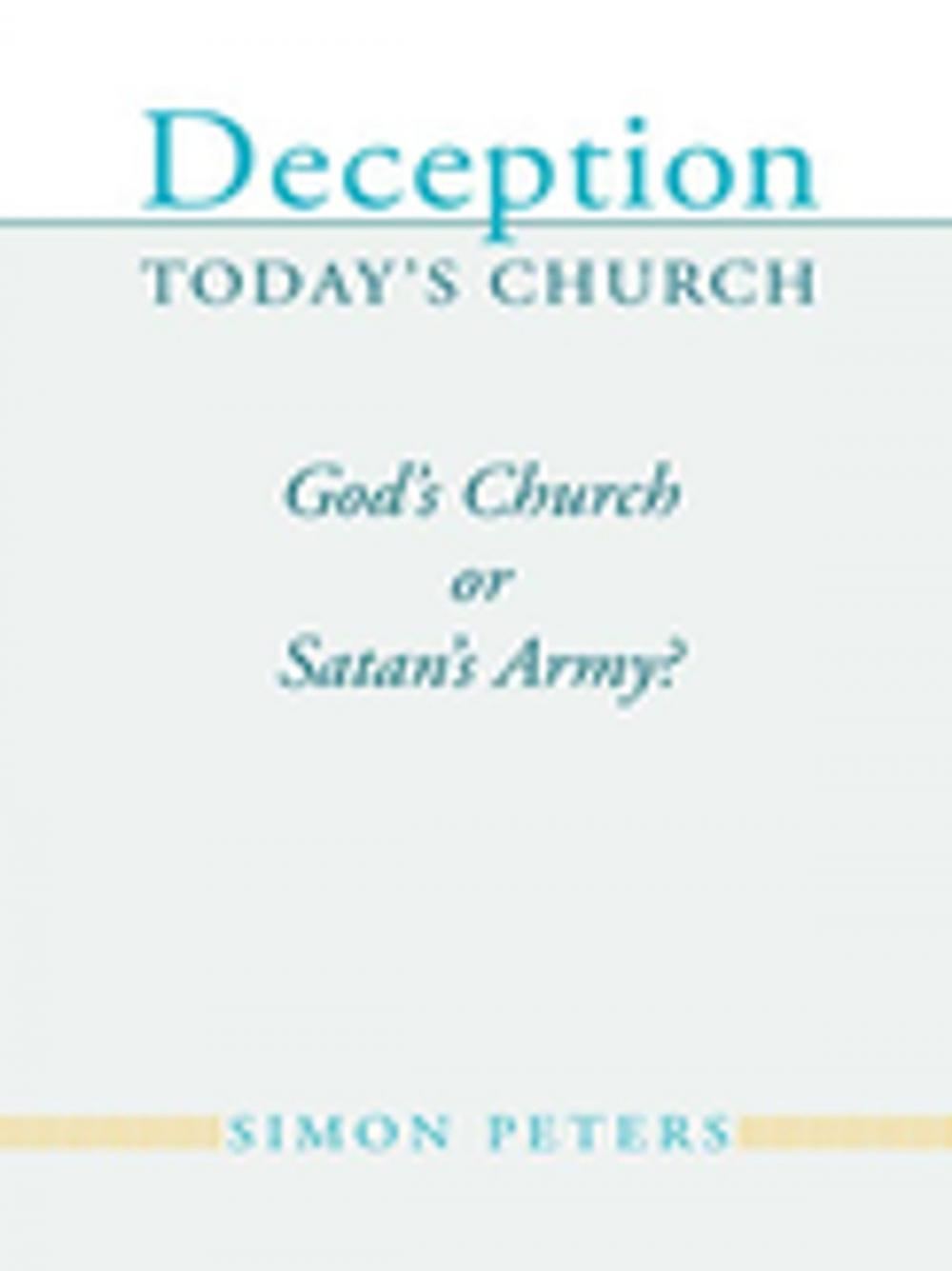 Big bigCover of Deception Today's Church