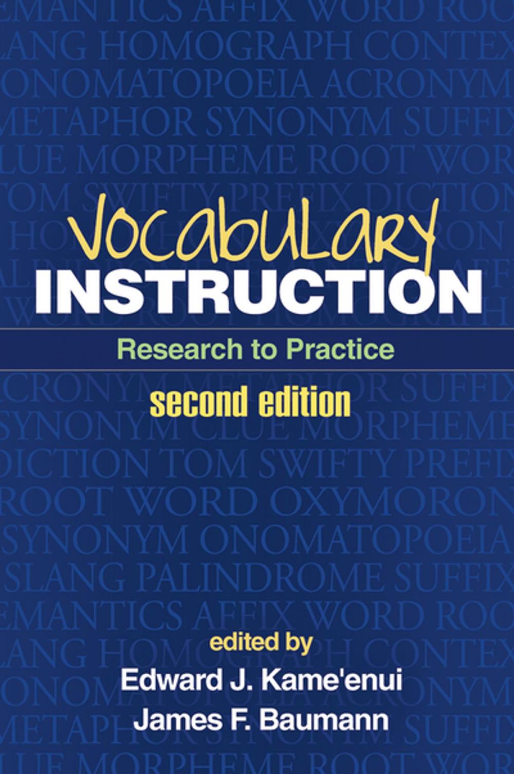 Big bigCover of Vocabulary Instruction, Second Edition