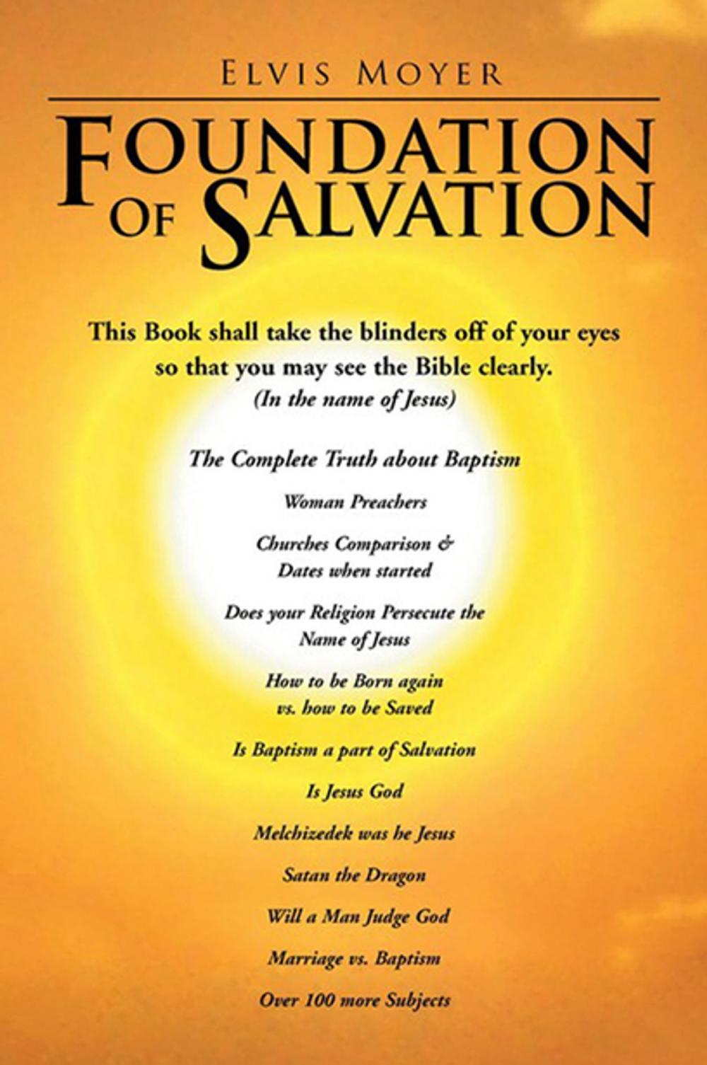 Big bigCover of Foundation of Salvation