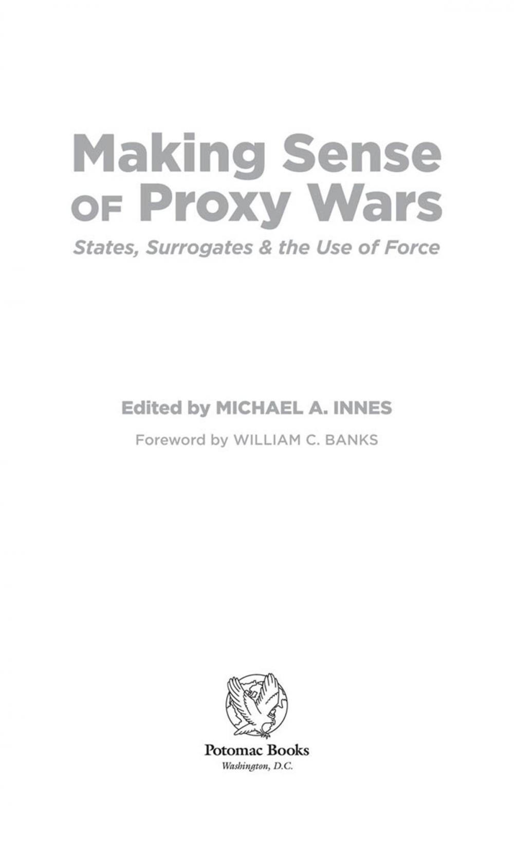 Big bigCover of Making Sense of Proxy Wars