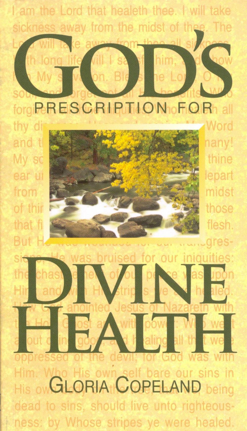 Big bigCover of God's Prescription for Divine Health